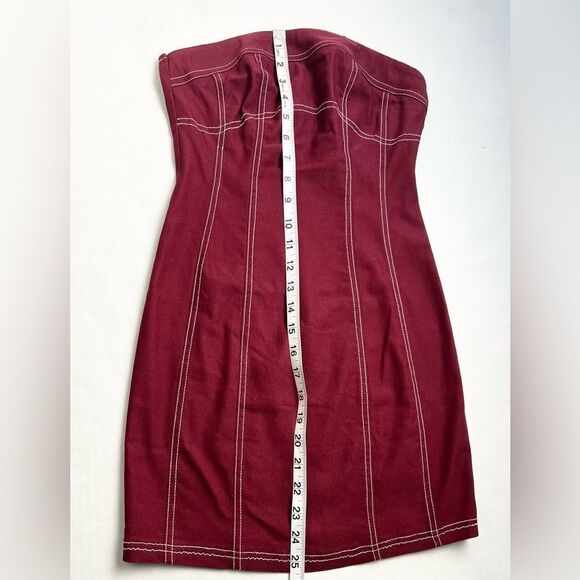 Motel Baladis Mini Dress in Tailoring Redwood - Picture 10 of 14